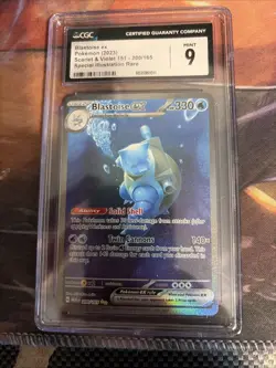 Pokemon Scarlet & Violet Blastoise EX 151/200 Sir Alternative Art Mint Condition - Image 1
