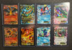 Charizard Rayquaza Greninja EX Mega EX Lot Pokemon Cards LP - 8 Cards, English - Image 1