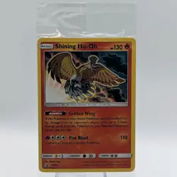 Pokemon TCG Shining Ho-Oh SM70 Black Star Promo Card Sealed NM/M - Image 1