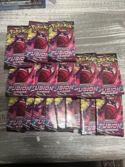 Pokemon TCG Fusion Strike Booster Box Loose 55 Packs Sword & Shield Sealed - Image 4