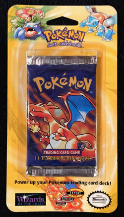1999 Pokemon Blister Pack in Mint Condition, Charizard Art, Base Set Shadowless - Image 1