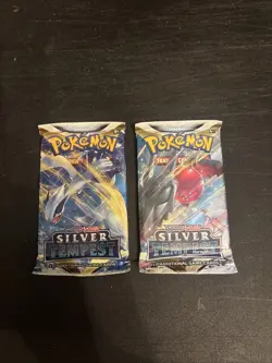 Lot Of 2 Pokemon Silver Tempest Booster Packs - Image 1