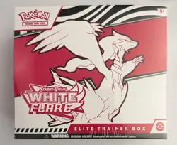 Pokemon Scarlet & Violet White Flare Elite Trainer Box ETB TCG Brand New Sealed - Image 1