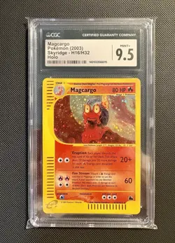 Pokemon Skyridge Magcargo Holo H16 Mint + CGC 9.5 - Image 1