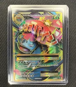 POKEMON TCG M VENUSAUR EX 100/108 EVOLUTIONS ULTRA RARE FULL ART HOLO MEGA | LP+ - Image 1