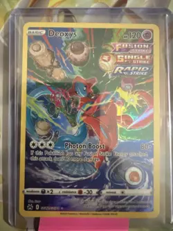 Deoxys Full Art GG12/GG70 Crown Zenith Galarian Gallery Pokemon 2023 NM - Image 2