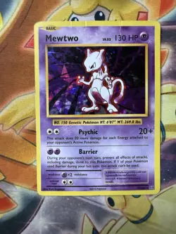 Pokemon TCG Evolutions Mewtwo 51/108 Cracked Ice Holo Rare - Image 1