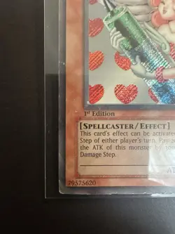 Yugioh Injection Fairy Lily LOD-100 Secret Rare 1st Edition Damaged (See Pics) - Image 4