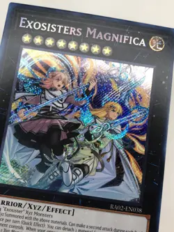 Yugioh Exosister Magnifica RA02-EN038 Secret Rare 1st Edition Near Mint - Image 2