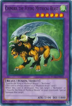 Chimera the Flying Mythical Beast - YGLD-ENB41 - Common - Unlimited Edition - Da - Image 1