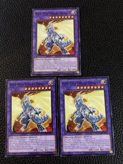 Blue-Eyes Tyrant Dragon (X3) SDWD-EN037 Yugioh 1st Edition (New) - Image 1