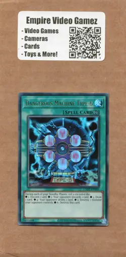 Dangerous Machine Type-6 LODT-EN096 Ultimate Rare Yugioh Card Unlimited - NM - Image 1