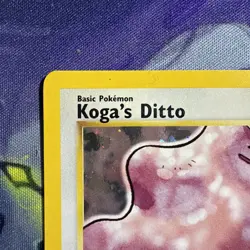 Pokemon TCG Kogas Ditto Gym Challenge Holo Card 10/132 LP - Image 2