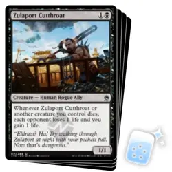 ZULAPORT CUTTHROAT X4 Masters 25 Magic MTG MINT CARD - Image 1