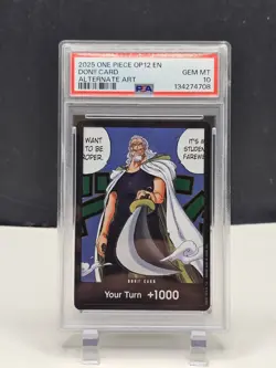 Psa 10 One Piece 2025 Op 12 English Don!! Card Alternate Art - Image 1