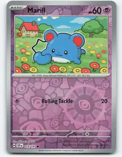 Marill #073/191, Reverse Holo Pokemon card - Image 1