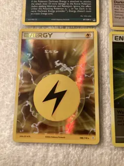 Pokemon Energy Five Card Lot 2006 2007 2008 (g2) - Image 2