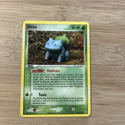 Pokemon TCG Ditto Bulbasaur Card 36/113 Regular Delta Species, P641 - Image 1