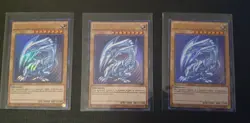 YUGIOH! Red Eyes Blue Eyes Dark Magician God Cards Mixed Rarity - Image 2
