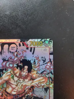 One Piece Card Game Portgas D. Ace OP02-013 Manga Art, Paramount War, English - Image 4