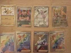 Pokemon Card Lot of 8 Cards - Mimikyu Volo, Brawly, Shinx, Wigglytuff - Image 1