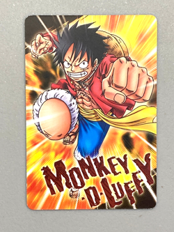 Monkey D Luffy - One Piece Caramel Popcorn Card 019 - Memorial Log - Japanese - Image 1