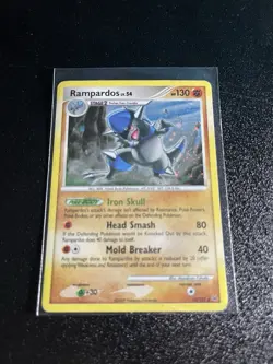 Pokemon TCG Platinum Rampardos Holo Rare Card 13/127 LP - Image 1