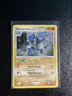 Pokemon TCG Platinum Rampardos Holo Rare Card 13/127 LP - Image 2