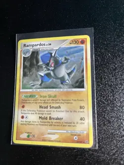 Pokemon TCG Platinum Rampardos Holo Rare Card 13/127 LP - Image 3