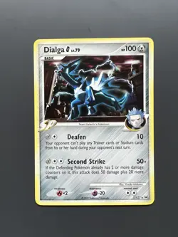 Dialga [G] - 7/127 Platinum Holo NM Holo Rare Pokemon TCG Card - Image 1