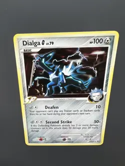 Dialga [G] - 7/127 Platinum Holo NM Holo Rare Pokemon TCG Card - Image 3