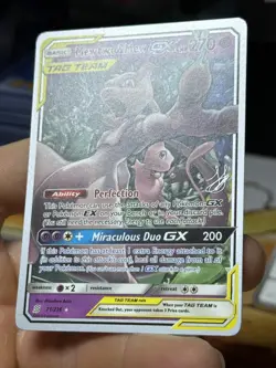 Mewtwo & Mew GX 71/236 Unified Minds 2019 WORLD CHAMPIONSHIP Pokemon Card TCG - Image 4
