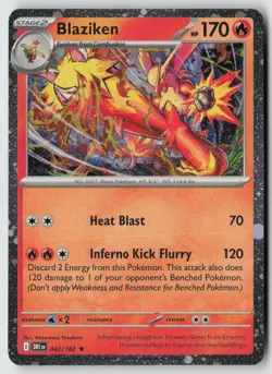 Blaziken (Cosmos Holo) 042/182 - Miscellaneous Cards & Products Holo - PTCG - Image 1
