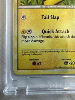 Pikachu 78/123 LP/NM HeartGold and SoulSilver & HGSS Pokemon TCG Set Card 2010 - Image 5