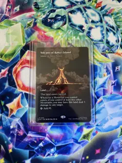 Volcano of Roku's Island Borderless - Avatar Last Airbender - MTG - Image 1