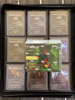 MASSIVE MTG The Lord of the Rings BINDER & Collector Booster Box (SEALED) - LOOK - Image 1