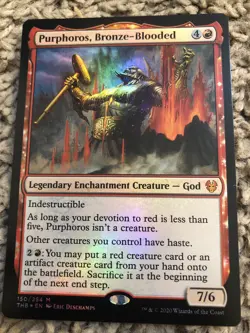 mtg purphoros bronze blooded foil NM pack fresh - Image 1