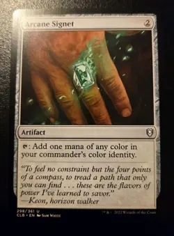 Arcane Signet 298/361 Uncommon Battle For Baldur's Gate Magic The Gathering - Image 1