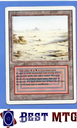 Magic The Gathering MTG Badlands 282 #E Revised Edition - Image 1