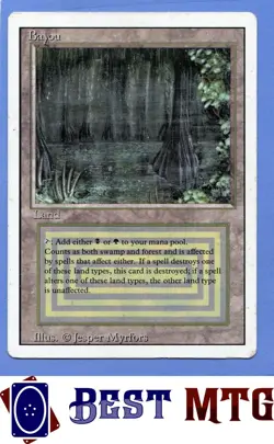 Magic The Gathering MTG Bayou 283 #D Revised Edition - Image 1