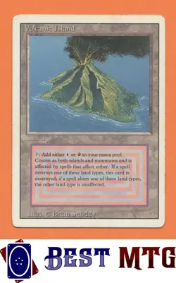 Magic The Gathering MTG Volcanic Island 291 #G Revised Edition - Image 1