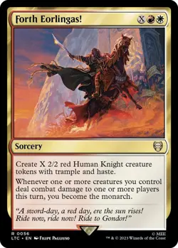 MTG The Lord of the Rings Commander - Forth Eorlingas! - Image 1