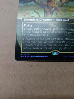 Zinnia, Valley's Voice BLC #4 Foil Extended Art NM MTG - Image 2