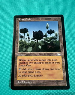 Lotus Vale - Weatherlight - MTG - Magic the Gathering - Image 1