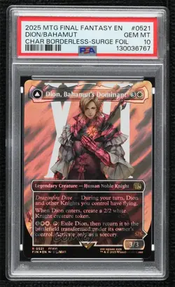 Foil Magic: Universes Beyond: Final Fantasy FIN PSA 10 GEM MT - Image 1