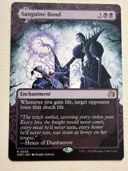 Sanguine Bond - NM MTG Lifegain Combo Enchantment Wilds Of Eldraine - Image 1