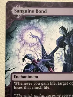 Sanguine Bond - NM MTG Lifegain Combo Enchantment Wilds Of Eldraine - Image 3