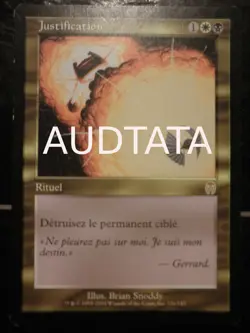 mtg magic vindicate apocalypse FRENCH vf fr justification - Image 1