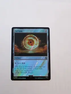 Sol Ring - SURGE FOIL Uncommon - Doctor Who (WHO #0836) - Mtg - Image 1