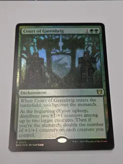 Court of Garenbrig Commander: Wilds of Eldraine Foil - Image 1